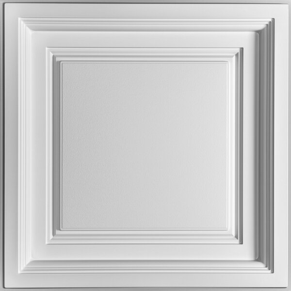 Ceilume Westminster 2ft x 2ft White Ceiling Tile V1-WEST-22WTO